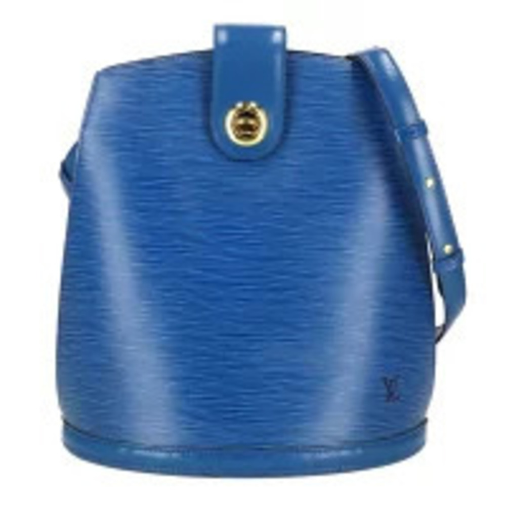 LOUIS VUITTON Cluny Epi Toledo Blue LV AB